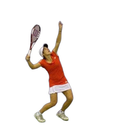 female, tennis, player, orange transparent PNG cut-out