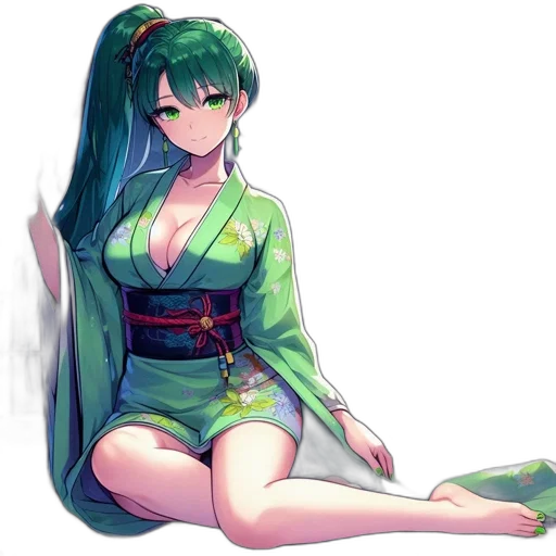 dress, dragon, staff, weapon transparent PNG cut-out