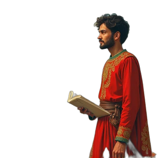 staff, sword, face, oil painting transparent PNG cut-out
