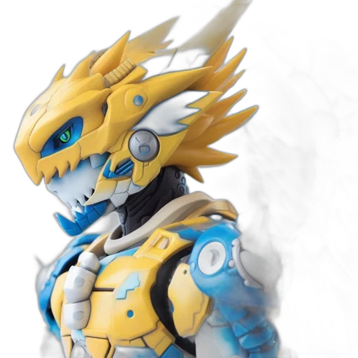 robot, dragon, mask, creature transparent PNG cut-out