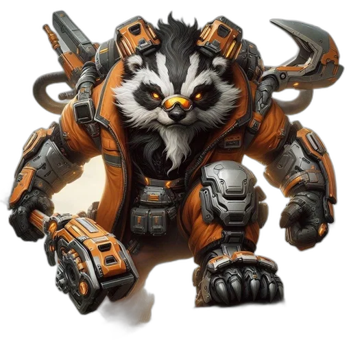 animal, weapon, creature, robot transparent PNG cut-out
