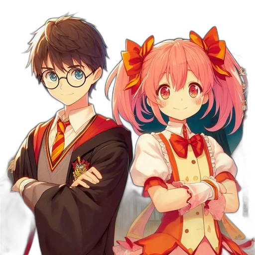 staff, dress, anime, pixel art transparent PNG cut-out