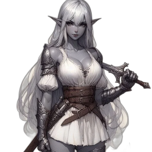 sword, staff, dress, weapon transparent PNG cut-out