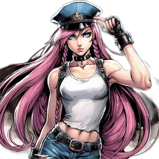 staff, weapon, hat, comic book art transparent PNG cut-out