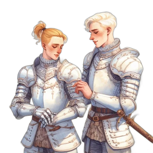 sword, jacket, staff, fantasy art transparent PNG cut-out