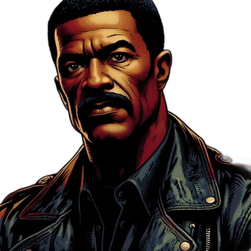 jacket, comic book art, concept art, photorealistic transparent PNG cut-out