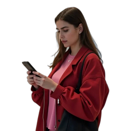 jacket, staff, dress, jewelry transparent PNG cut-out
