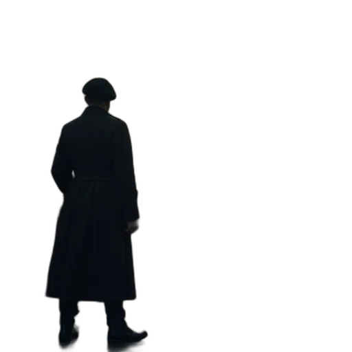 jacket, staff, hat, face transparent PNG cut-out