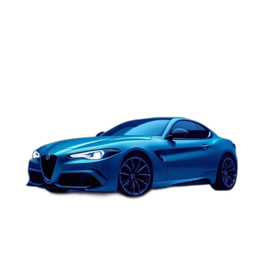 car, weapon, 3d render, photorealistic transparent PNG cut-out