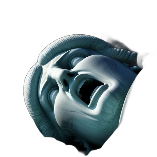 mask, face, robot, creature transparent PNG cut-out