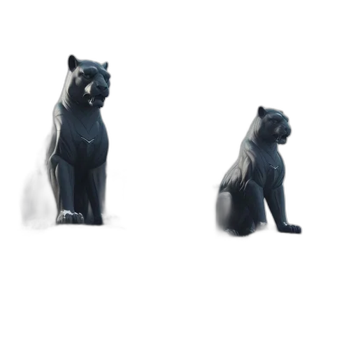 animal, 3d render, concept art, photorealistic transparent PNG cut-out