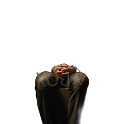 jacket, mask, face, staff transparent PNG cut-out