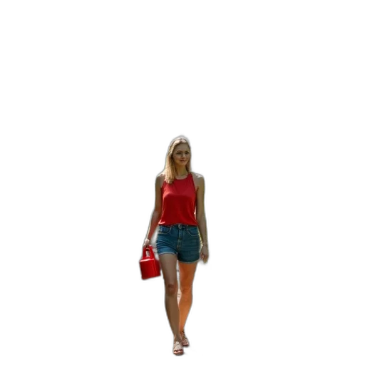 dress, staff, shoes, umbrella transparent PNG cut-out