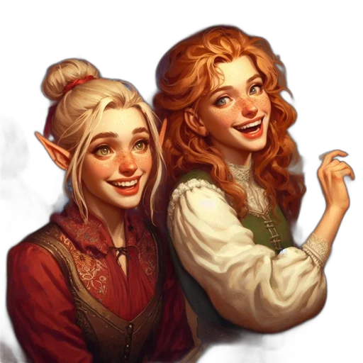 fantasy art, pixel art, concept art, oil painting transparent PNG cut-out