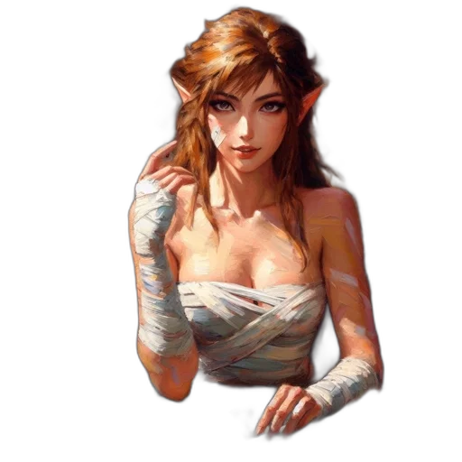 dress, jewelry, face, crown transparent PNG cut-out