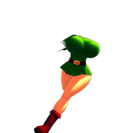 weapon, hat, staff, dress transparent PNG cut-out