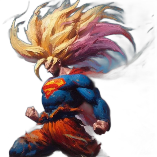 hair, concept art, comic book art, fantasy art transparent PNG cut-out