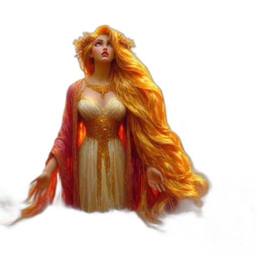 dress, fantasy art, concept art, 3d render transparent PNG cut-out