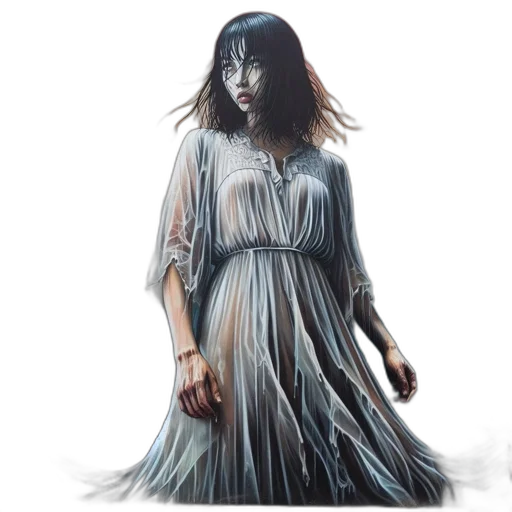 dress, concept art, fantasy art, photorealistic transparent PNG cut-out
