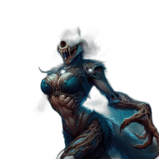 creature, dragon, dress, concept art transparent PNG cut-out