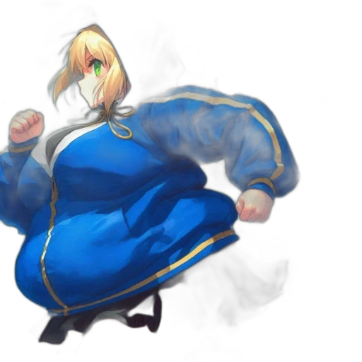 dress, jacket, staff, dragon transparent PNG cut-out