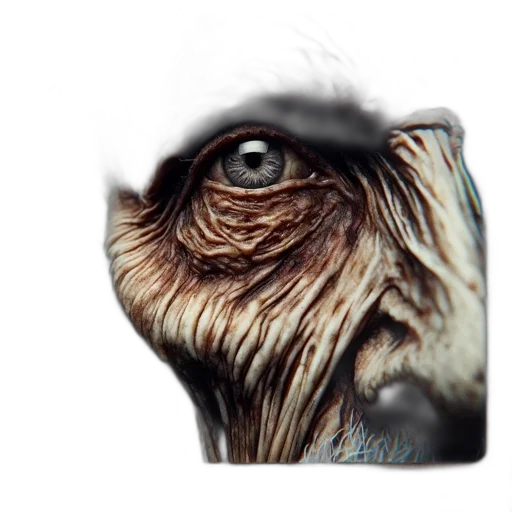 creature, animal, face, mask transparent PNG cut-out