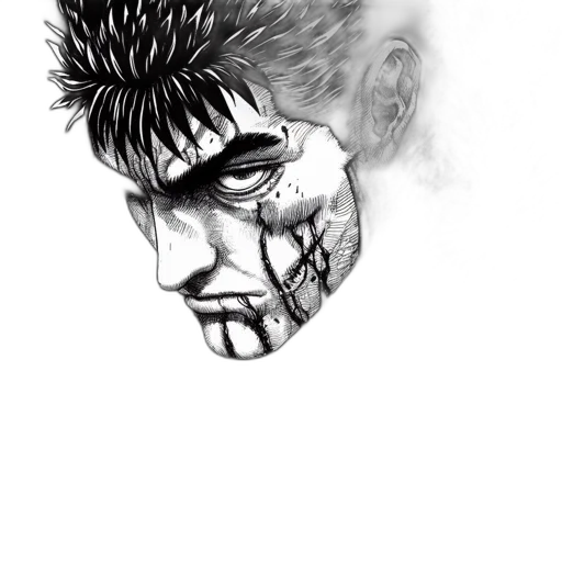 mask, face, creature, comic book art transparent PNG cut-out