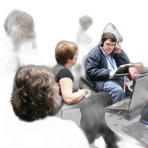 staff, 3d render, concept art, group transparent PNG cut-out