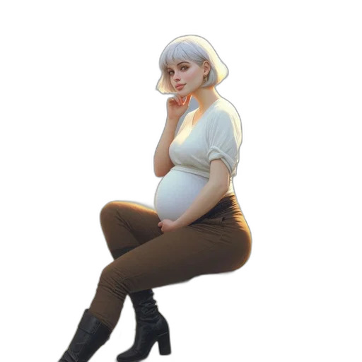 dress, staff, creature, hat transparent PNG cut-out