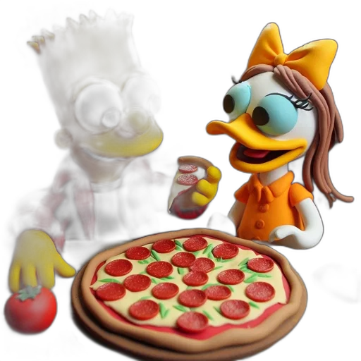 food, 3d render, concept art, pixel art transparent PNG cut-out