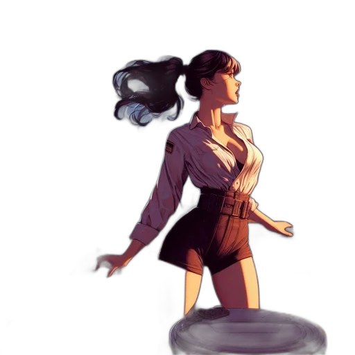 dress, robot, staff, jacket transparent PNG cut-out