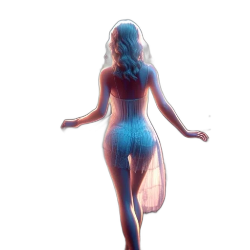 dress, hair, umbrella, creature transparent PNG cut-out