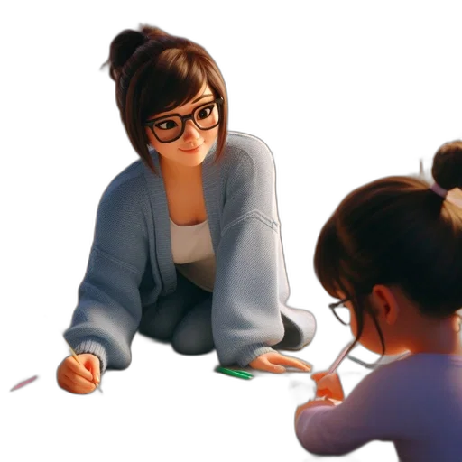 staff, 3d render, concept art, photorealistic transparent PNG cut-out