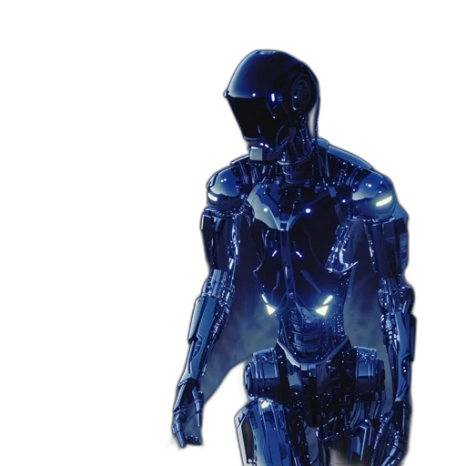 robot, jacket, 3d render, concept art transparent PNG cut-out