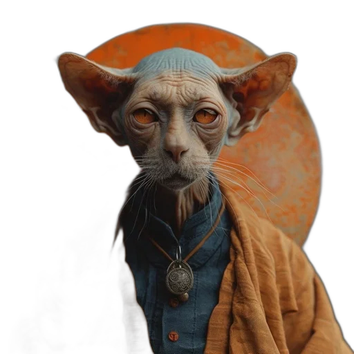 staff, animal, mask, creature transparent PNG cut-out