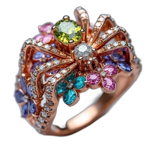 jewelry, crown, multi, colored transparent PNG cut-out