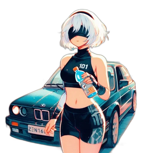 car, jacket, robot, dress transparent PNG cut-out