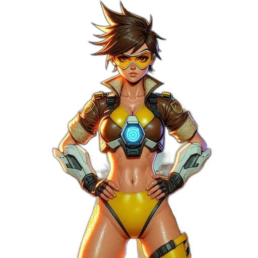robot, concept art, cyberpunk, comic book art transparent PNG cut-out