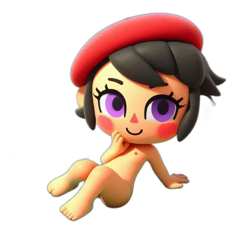 creature, hat, animal, staff transparent PNG cut-out