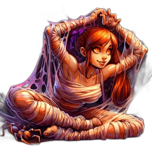 dress, jewelry, creature, fantasy art transparent PNG cut-out