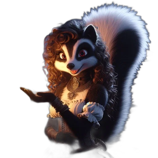 staff, animal, creature, concept art transparent PNG cut-out