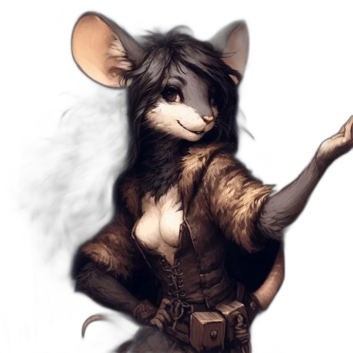 staff, jacket, animal, creature transparent PNG cut-out