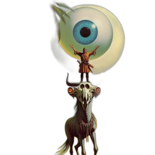 staff, creature, animal, mask transparent PNG cut-out