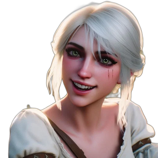 face, concept art, fantasy art, photorealistic transparent PNG cut-out