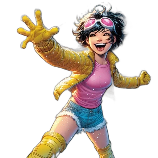 comic book art, concept art, cartoon, 3d render transparent PNG cut-out