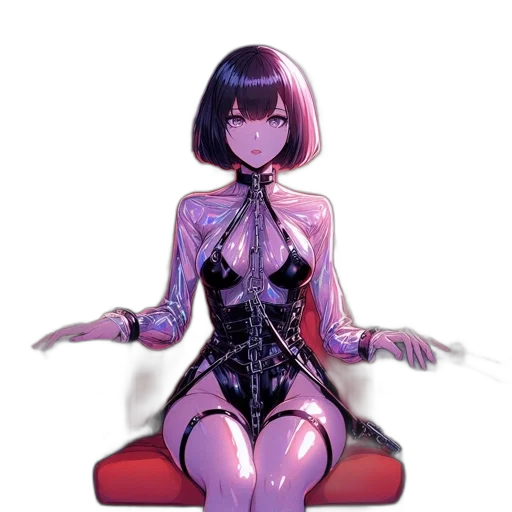 robot, dress, jacket, staff transparent PNG cut-out