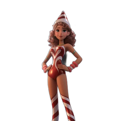 staff, dress, 3d render, concept art transparent PNG cut-out