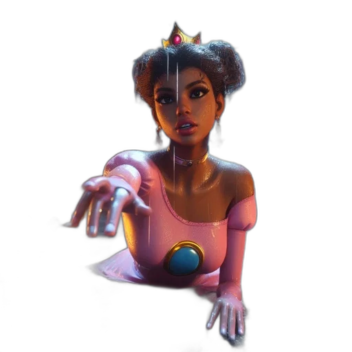 crown, dress, jewelry, staff transparent PNG cut-out