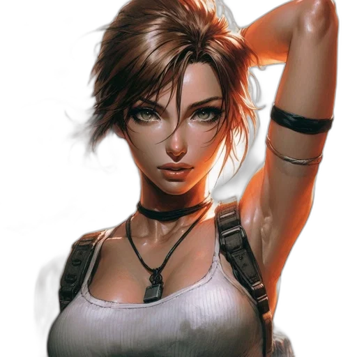concept art, comic book art, cyberpunk, photorealistic transparent PNG cut-out