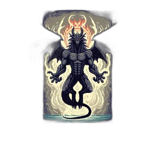 dragon, creature, staff, animal transparent PNG cut-out